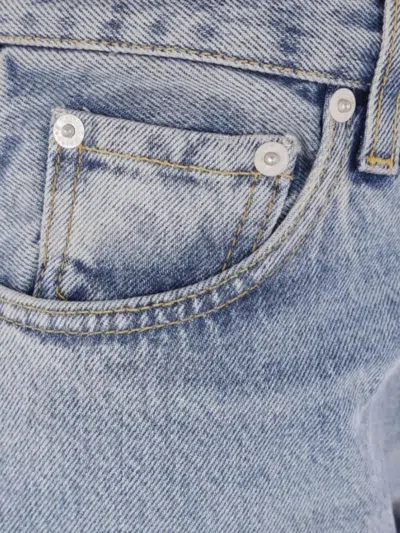 Haikure Trousers With Belt Loops And Contrast Stitching In Gray