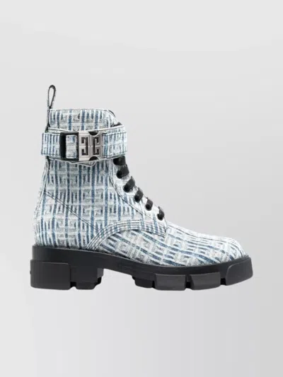 Givenchy Ankle Boot With Chunky Sole Design In Blue