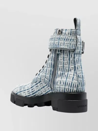 Givenchy Ankle Boot With Chunky Sole Design In Blue