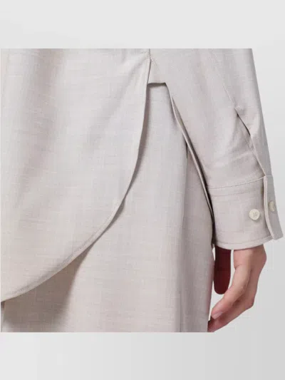 The Andamane Oversized Wendela Tailored Suit In Neutral