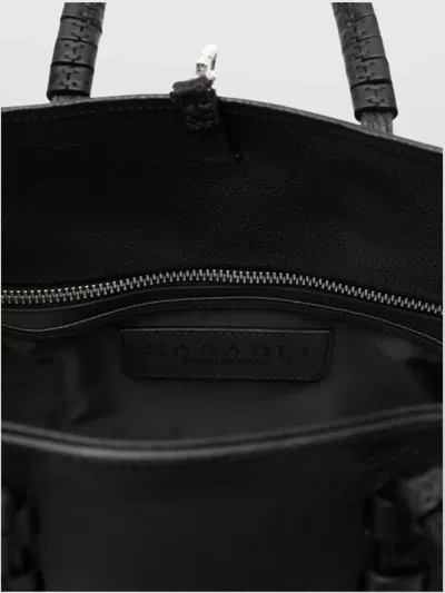 Casadei Versatile Tote Bag Detachable Shoulder Strap In Black