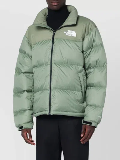 The North Face Retro Nuptse 1996 Bark Mist Down Jacket In Green