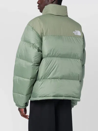 The North Face Retro Nuptse 1996 Bark Mist Down Jacket In Green