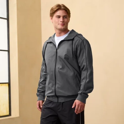 Csg Mens  Icon Wind Jacket In Gray