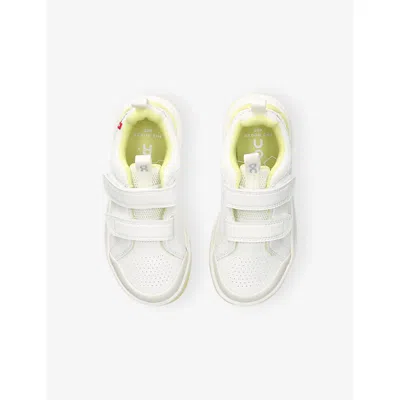 On Yellow Kids' The Roger Woven Low-top Trainers Eur 31 / 12.5 Uk In Yellow