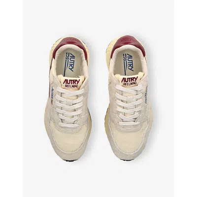 Autry Sneaker Reelwind Low Beige Bordeaux In Neutral