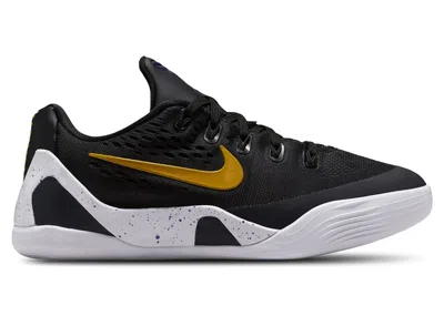 Pre-owned Nike Kobe 9 Em Low Tb Sneakers In Black/university Gold/white In Multi
