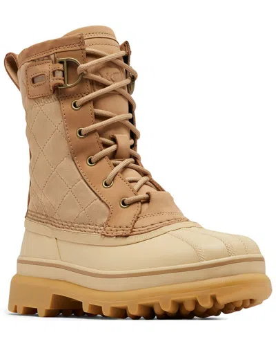 Sorel Caribou Royal Waterproof Canvas Boot In Brown