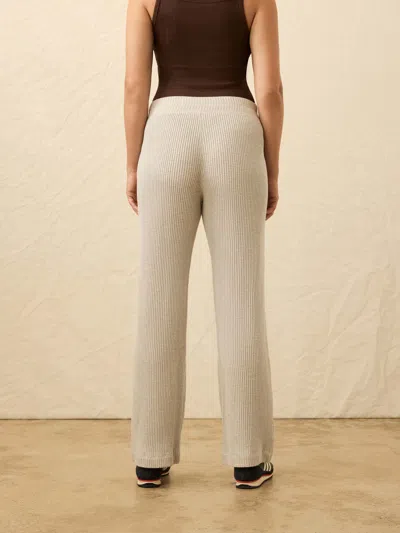 Faherty Après Waffle Pants In Gray