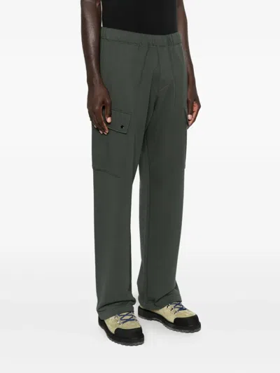 C.p. Company Cp Company Sweatpants Cargo Pant In Diagonal Raised Fleece In Gray