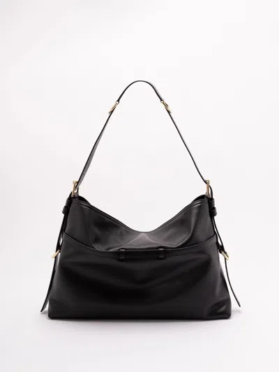 Givenchy Women Voyou Nano Bag In Polished Leather In Black