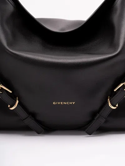Givenchy Women Voyou Nano Bag In Polished Leather In Black