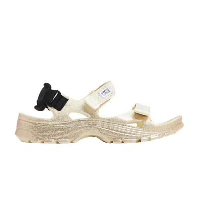 Pre-owned Lanvin Suicoke X  Wake Curb Slides 'beige' | Cream | Men's Size 44 In White
