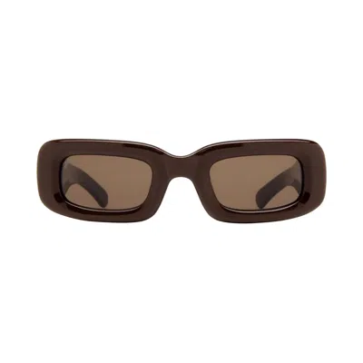 Pre-owned Akila Verve Inflated Sunglasses 'brown/brown' | Men's Size Onesize