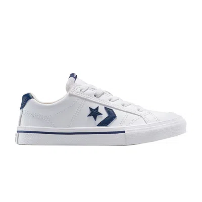 Pre-owned Converse Sport Casual Easyon Ps 'white Navy' | Kid's Size 12