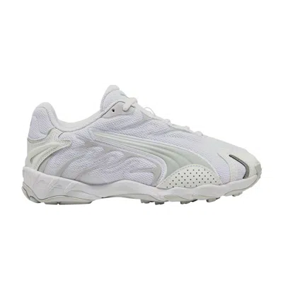 Pre-owned Puma Inhale Core Big Kid 'white Feather Grey' | Kid's Size 4 In Gray