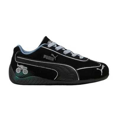 Pre-owned Puma Hot Wheels X Speedcat Little Kid 'monster Trucks' | Black | Kid's Size 12.5