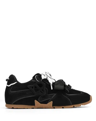 Naked Wolfe Adored Suede Sneaker In Black