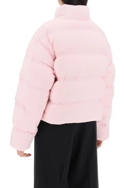 Alexander Wang Short Puffer Jacket In Pink