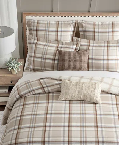 Levtex Spencer Plaid Flannel 2-pc. Comforter Set, Twin/twin Xl In Multi
