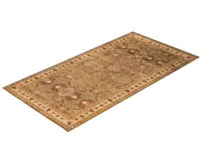 Adorn Hand Woven Rugs Mogul M1552 6'3"x12'2" Area Rug In Brown