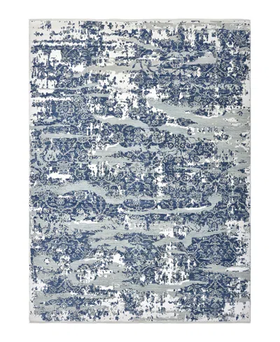 Adorn Hand Woven Rugs Modern M8527 9'1"x12'2" Area Rug In Gray