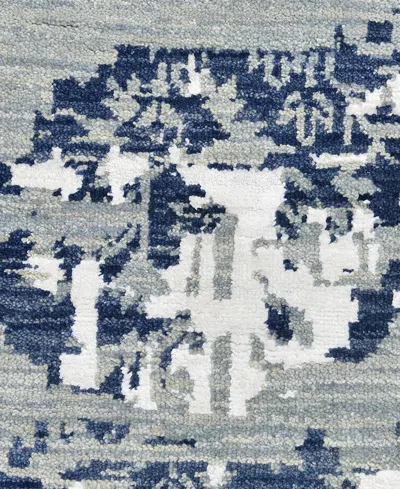 Adorn Hand Woven Rugs Modern M8527 9'1"x12'2" Area Rug In Gray