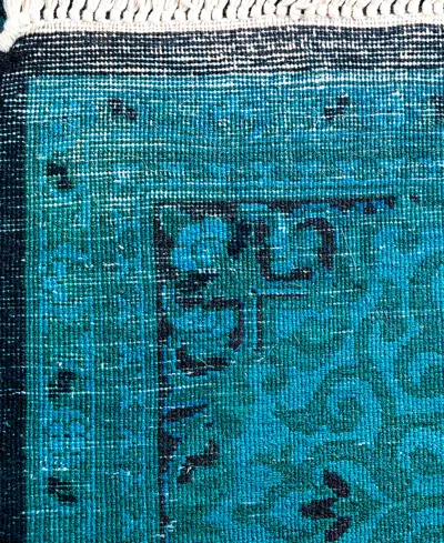 Adorn Hand Woven Rugs Fine Vibrance M1363 3'1"x18'2" Runner Area Rug In Black