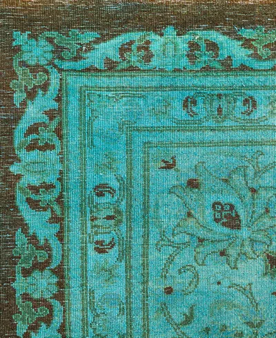 Adorn Hand Woven Rugs Fine Vibrance M1436 8'2"x10'3" Area Rug In Blue