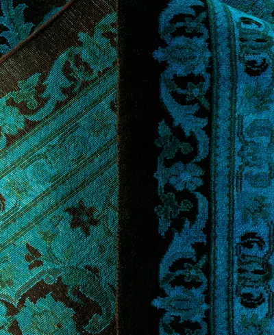 Adorn Hand Woven Rugs Fine Vibrance M1436 8'2"x10'3" Area Rug In Blue