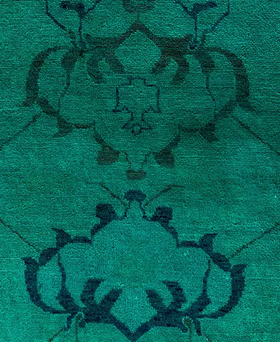 Adorn Hand Woven Rugs Fine Vibrance M1515 8'2"x10'4" Area Rug In Green