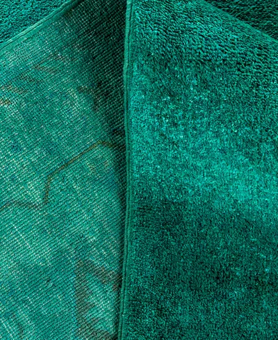 Adorn Hand Woven Rugs Fine Vibrance M1419 9'3"x12'1" Area Rug In Green