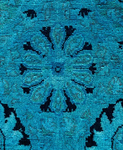 Adorn Hand Woven Rugs Fine Vibrance M1151 4'7"x7'4" Area Rug In Blue