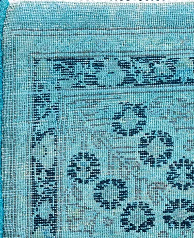 Adorn Hand Woven Rugs Fine Vibrance M1151 4'7"x7'4" Area Rug In Blue