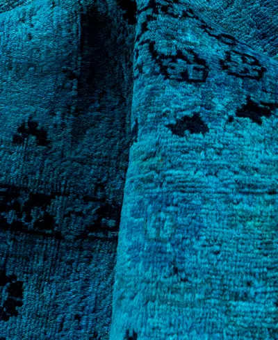 Adorn Hand Woven Rugs Fine Vibrance M1151 4'7"x7'4" Area Rug In Blue