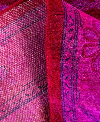 Adorn Hand Woven Rugs Fine Vibrance M1449 8'2"x10'4" Area Rug In Pink