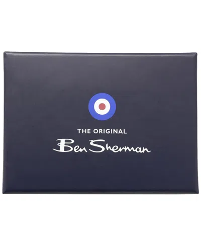 Ben Sherman Plaid Tie & Pocket Square Box Set In Red