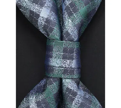 Ben Sherman Bow Tie & Lapel Pin Set In Green