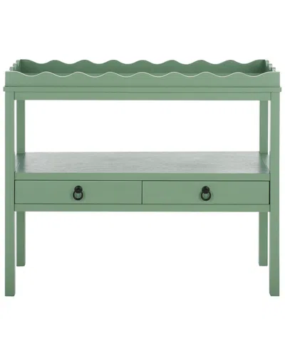 Safavieh Darlyn 2-drawer Console In Green