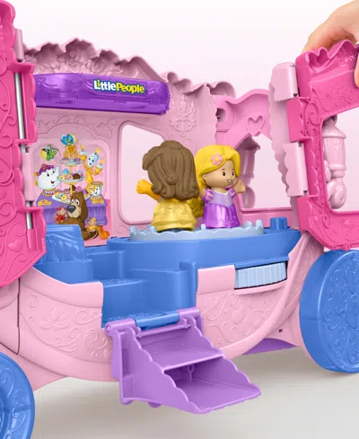 Little People Disney Princess Pull-along Musical Carriage With 2 Figures In Pink