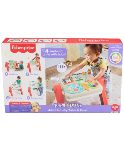 Fisher Price Laugh And Learn 4-in-1 Activity Table And Easel In Red