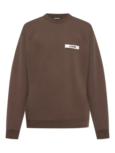 Jacquemus Le Longsleeve Tshirt Gros Grain In Gold