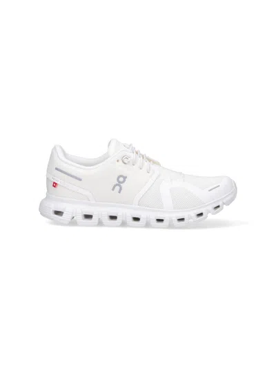 On Cloud 5 Running Shoe In White