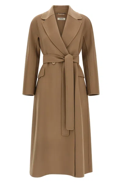 Max Mara 'enzo' Coat In Brown