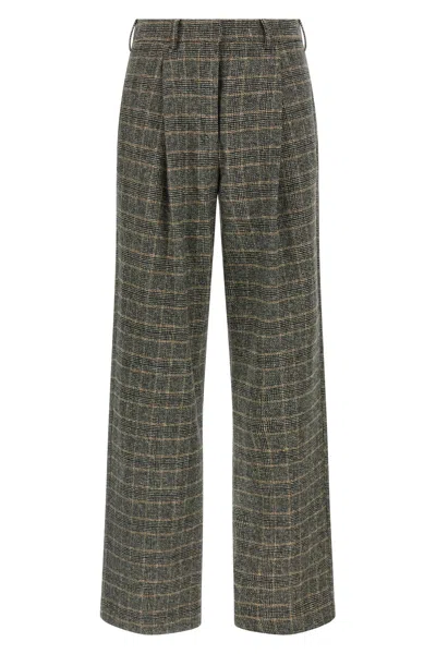 Maison Jejia Sally Pants Multicolor In Gray