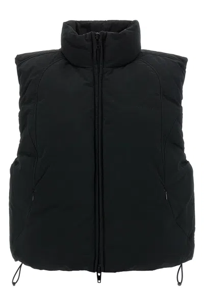 Alexander Wang Black Polyester Blend Sleeveless Down Jacket In Black