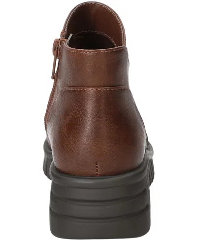 Easy Street Women's Rayleen Ankle Boots In Brown