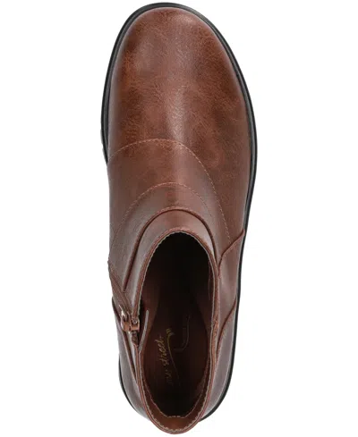 Easy Street Women's Rayleen Ankle Boots In Brown