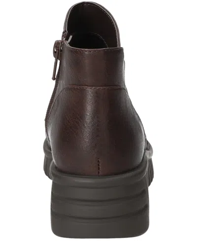 Easy Street Women's Rayleen Ankle Boots In Brown