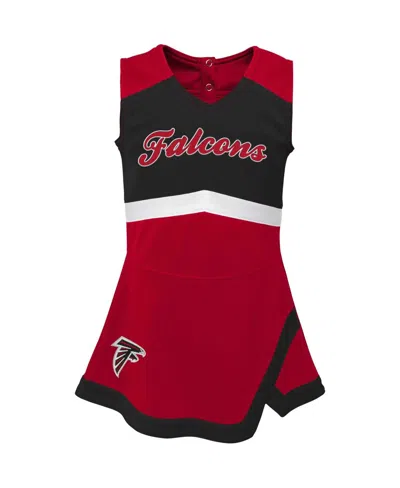Outerstuff Girls Baby Boys And Girls Red Atlanta Falcons Cheer Captain Jumper Dress